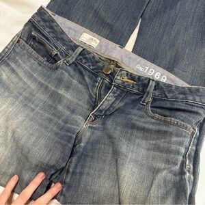 Y2K Vintage - Gap Women's Classic Straight Leg Jeans - Blue